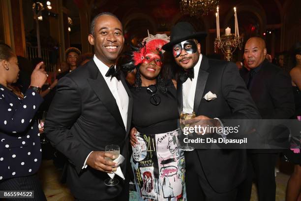 Guests attend HSA Masquerade Ball on October 23, 2017 at The Plaza Hotel in New York City.