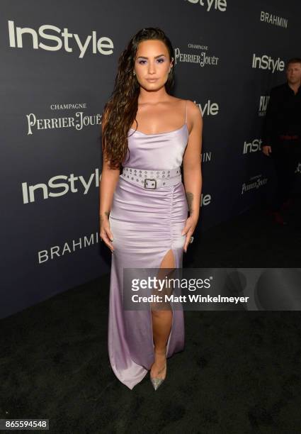 Honoree Demi Lovato attends the Third Annual "InStyle Awards" presented by InStyle at The Getty Center on October 23, 2017 in Los Angeles, California.
