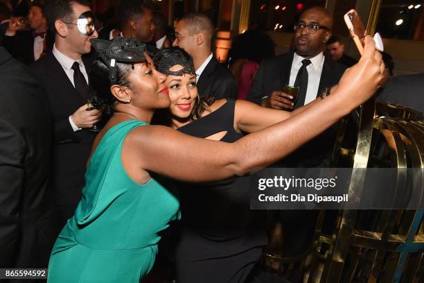 Guests attend HSA Masquerade Ball on October 23, 2017 at The Plaza Hotel in New York City.