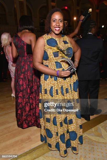 Actress Amanda Stephen attends HSA Masquerade Ball on October 23, 2017 at The Plaza Hotel in New York City.