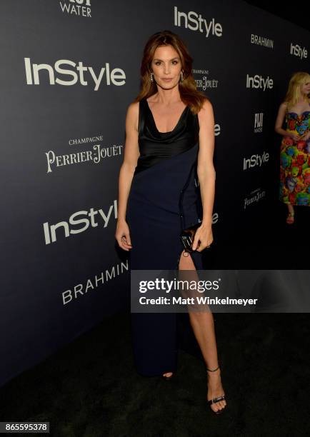 Cindy Crawford attends the Third Annual "InStyle Awards" presented by InStyle at The Getty Center on October 23, 2017 in Los Angeles, California.