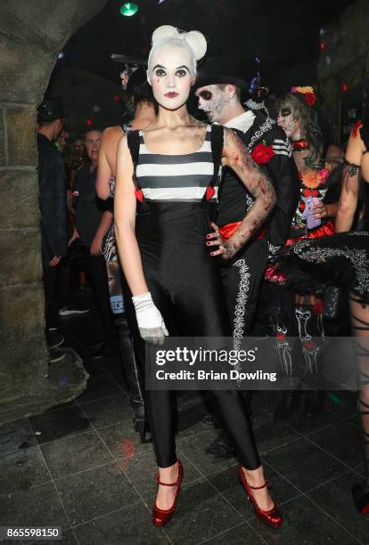 Anna Hofbauer attends the Halloween party hosted by Natascha Ochsenknecht at Berlin Dungeon on October 23, 2017 in Berlin, Germany.