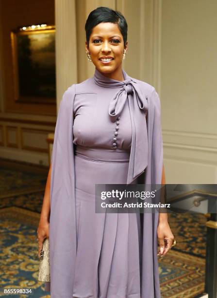 Broadcast journalist Tamron Hall attends the 11th annual Moving Families Forward gala at JW Marriot Essex House on October 23, 2017 in New York City.