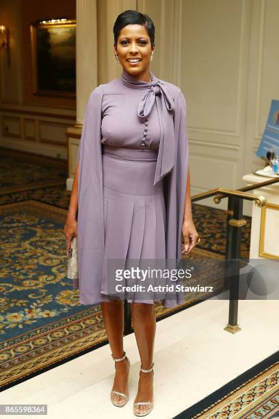 Broadcast journalist Tamron Hall attends the 11th annual Moving Families Forward gala at JW Marriot Essex House on October 23, 2017 in New York City.