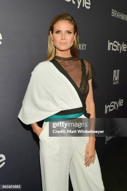 Heidi Klum attends the Third Annual "InStyle Awards" presented by InStyle at The Getty Center on October 23, 2017 in Los Angeles, California.