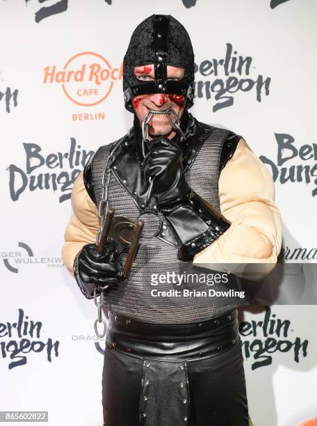 Daniel Termann attends the Halloween party hosted by Natascha Ochsenknecht at Berlin Dungeon on October 23, 2017 in Berlin, Germany.