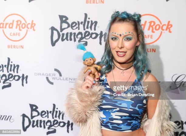 Leonore Bartsch attends the Halloween party hosted by Natascha Ochsenknecht at Berlin Dungeon on October 23, 2017 in Berlin, Germany.