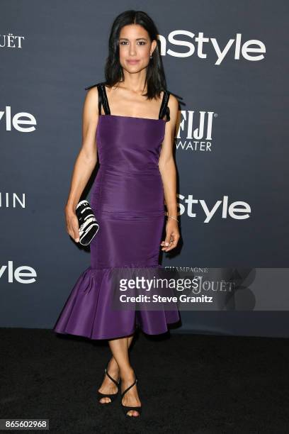 Julia Jones attends the 3rd Annual InStyle Awards at The Getty Center on October 23, 2017 in Los Angeles, California.