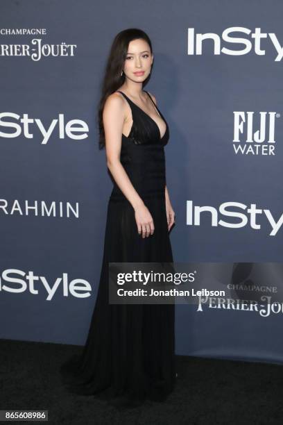Christian Serratos at the 2017 InStyle Awards presented in partnership with FIJI WaterAssignment at The Getty Center on October 23, 2017 in Los...