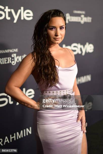 Demi Lovato attends the Third Annual "InStyle Awards" presented by InStyle at The Getty Center on October 23, 2017 in Los Angeles, California.