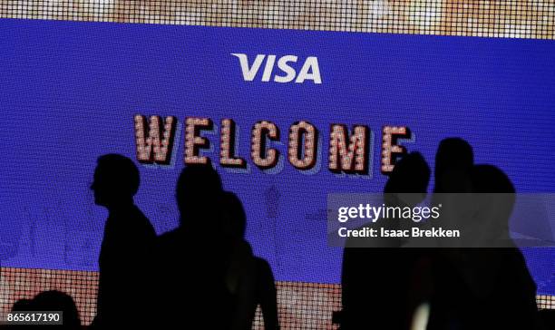 Guests attend the Visa ID Intelligence launch party at Money 20/20 on October 23, 2017 in Las Vegas, Nevada.