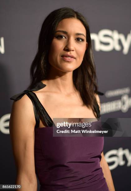 Julia Jones attends the Third Annual "InStyle Awards" presented by InStyle at The Getty Center on October 23, 2017 in Los Angeles, California.