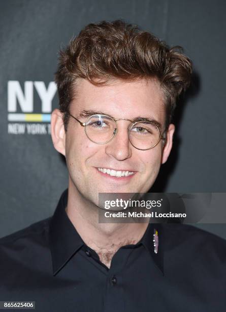 Actror John Reynolds attends the "Search Party" Season Two premiere screening during the 13th Annual New York Television Festival at SVA Theatre on...