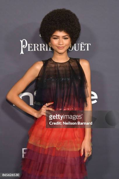 Zendaya attends the 3rd Annual InStyle Awards at The Getty Center on October 23, 2017 in Los Angeles, California.
