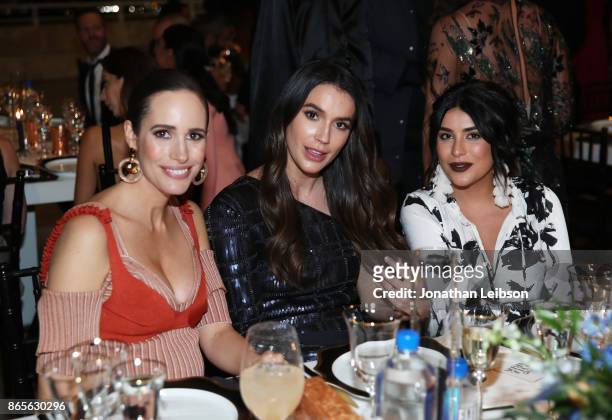 Louise Roe, Brittany Xavier and Sazan Hendrix at the 2017 InStyle Awards presented in partnership with FIJI WaterAssignment at The Getty Center on...