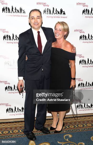 James Grant and Martha Fling attend the 11th annual Moving Families Forward gala at JW Marriot Essex House on October 23, 2017 in New York City.