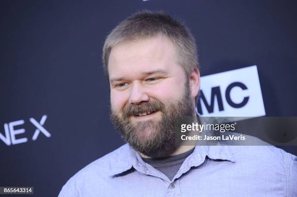 Producer Robert Kirkman attends the 100th episode celebration off "The Walking Dead" at The Greek Theatre on October 22, 2017 in Los Angeles,...