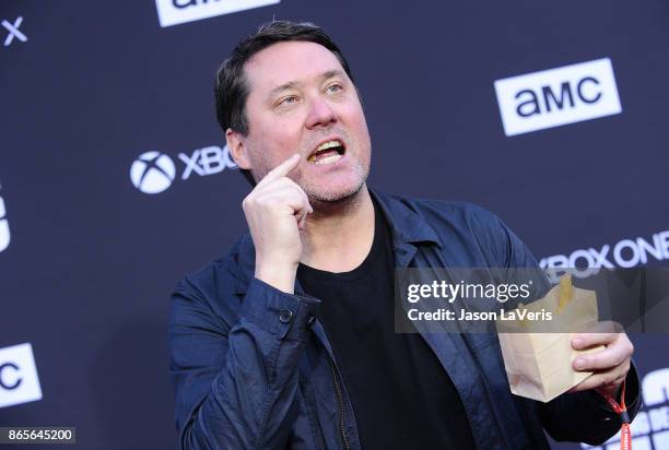 Comedian Doug Benson attends the 100th episode celebration off "The Walking Dead" at The Greek Theatre on October 22, 2017 in Los Angeles, California.