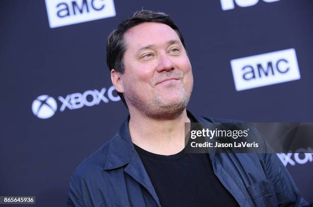 Comedian Doug Benson attends the 100th episode celebration off "The Walking Dead" at The Greek Theatre on October 22, 2017 in Los Angeles, California.