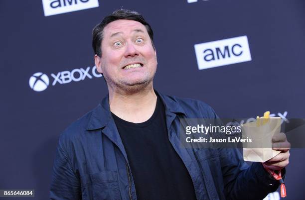 Comedian Doug Benson attends the 100th episode celebration off "The Walking Dead" at The Greek Theatre on October 22, 2017 in Los Angeles, California.