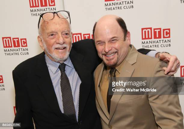 Hal Prince and Jason Alexander attend the 2017 Manhattan Theatre Club Fall Benefit honoring Hal Prince on October 23, 2017 at 583 Park Avenue in New...