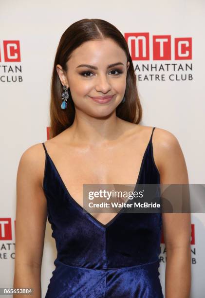 Aimee Carrero attends the 2017 Manhattan Theatre Club Fall Benefit honoring Hal Prince on October 23, 2017 at 583 Park Avenue in New York City.