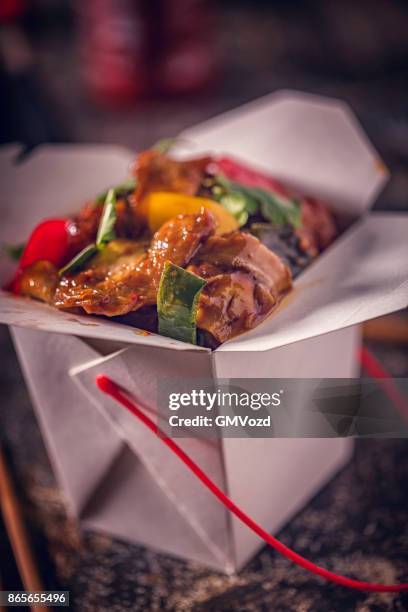 spicy kung pao chicken - kung pao stock pictures, royalty-free photos & images