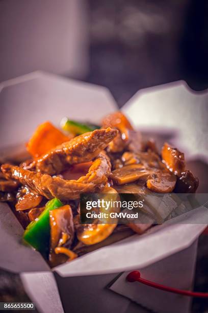 spicy kung pao chicken - kung pao stock pictures, royalty-free photos & images