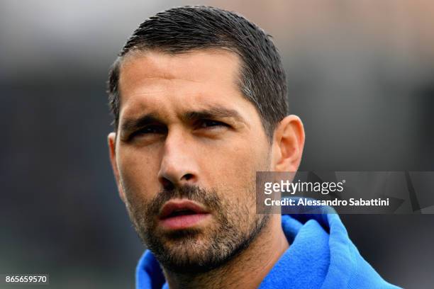Marco Boriello of Spal looks on before the Serie A match betweenSpal and US Sassuolo at Stadio Paolo Mazza on October 22, 2017 in Ferrara, Italy.