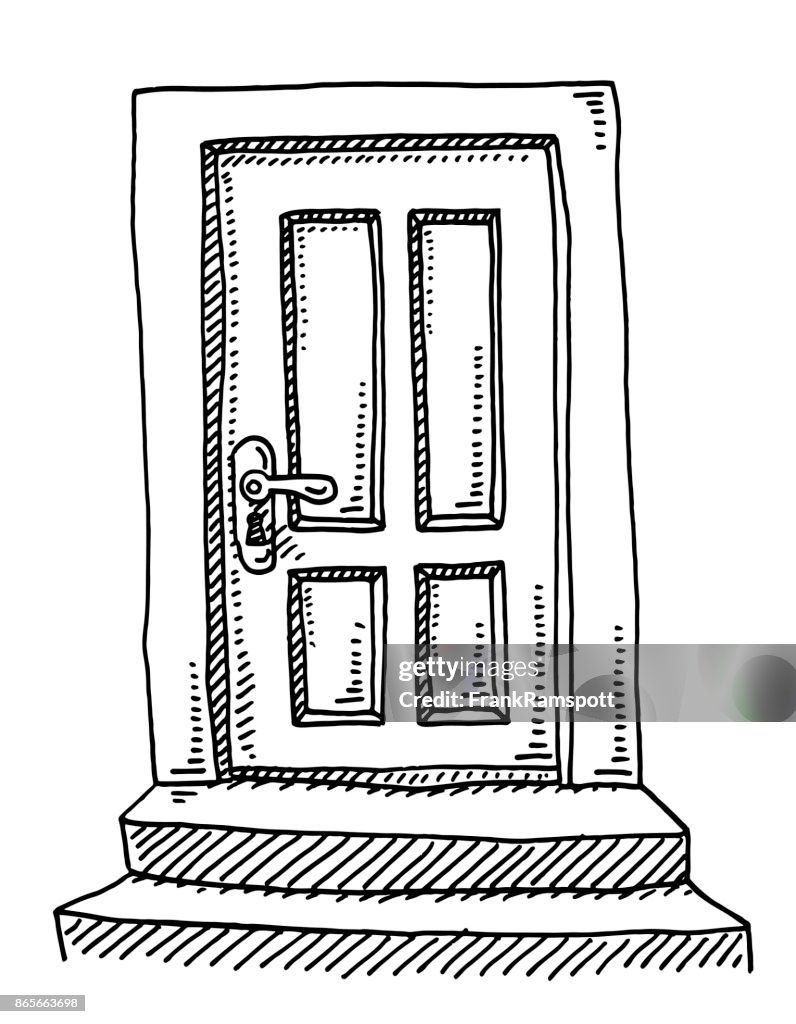 Closed Door Drawing
