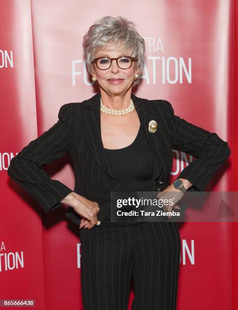 Actress Rita Moreno attends the SAG-AFTRA Foundation conversations and screening of 'One Day At A Time' at SAG-AFTRA Foundation Screening Room on...