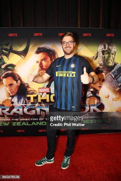 Guy Williams arrives for the Thor Ragnarok NZ Gala Screening at Hoyts Sylvia Park on October 24, 2017 in Auckland, New Zealand.