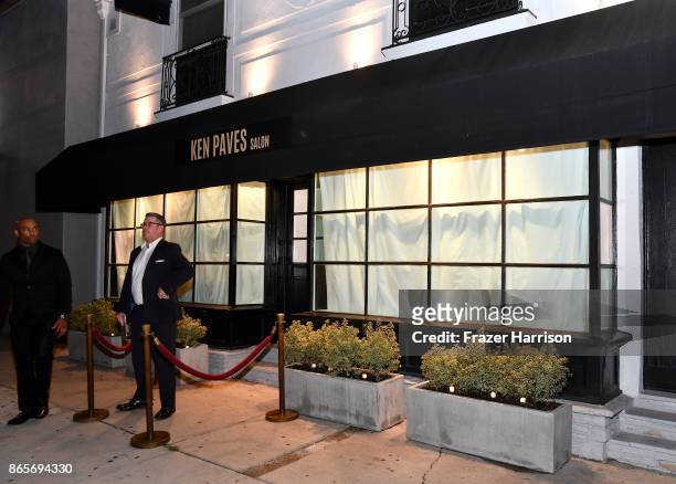 General view of atmosphere at the grand opening of the new Ken Paves Salon hosted by Eva Longoria on October 23, 2017 in Los Angeles, California.