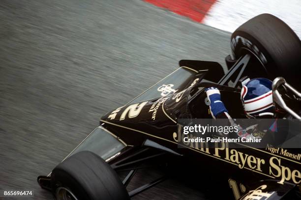 Nigel Mansell, Lotus-Renault 95T, Grand Prix of Monaco, Circuit de Monaco, 03 June 1984.