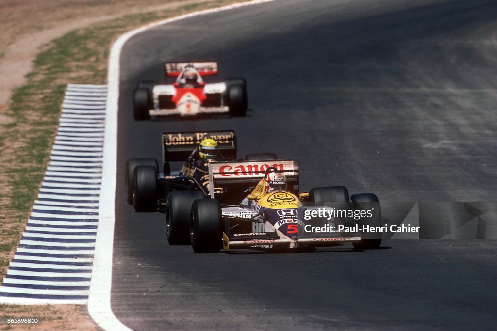 Nigel Mansell, Ayrton Senna, Alain Prost, Grand Prix Of Spain