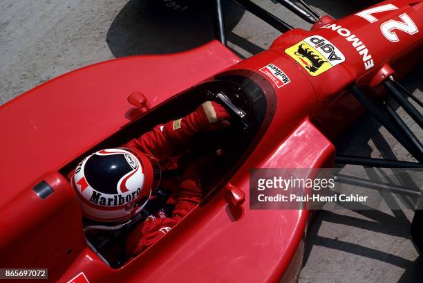 Nigel Mansell, Ferrari 640, Grand Prix of Brazil, Jacarepagua, 26 March 1989.