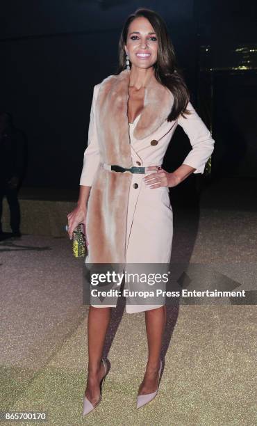 Paula Echevarria attends the Etam show as part of the Paris Fashion Week Womenswear Spring/Summer 2018 on September 26, 2017 in Paris, France.