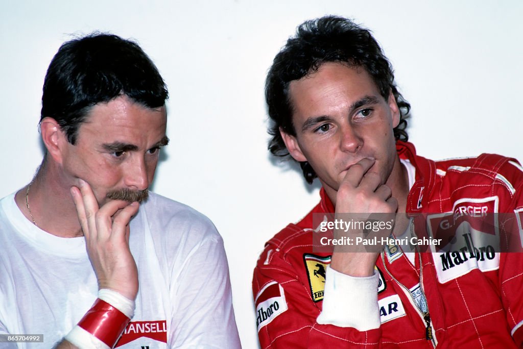 Nigel Mansell, Gerhard Berger, Grand Prix Of Spain