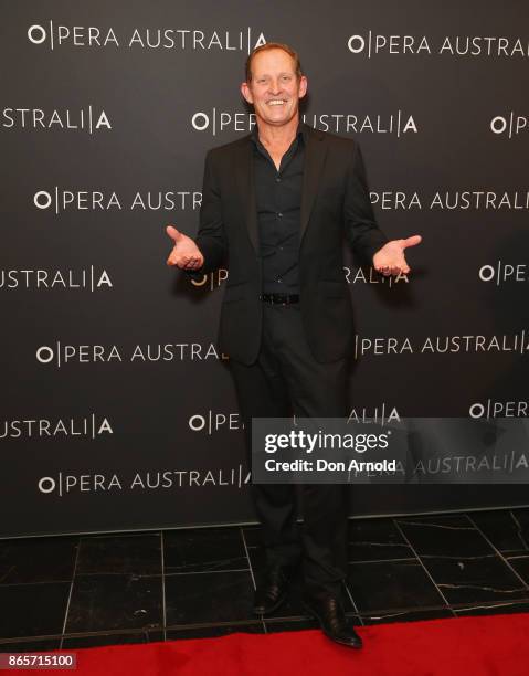 Todd McKenney arrives ahead of Madama Butterfly Opening Night at Capitol Theatre on October 24, 2017 in Sydney, Australia.