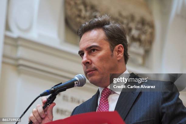 Corte Ingles President Dimas Gimeno attends the Forbes Summit Reinventing Spain 2017 at the San Fernando Museum on October 24, 2017 in Madrid, Spain.