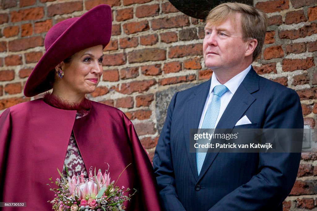 King Willem-Alexander and Queen Maxima of The Netherlands Visit The Eemland