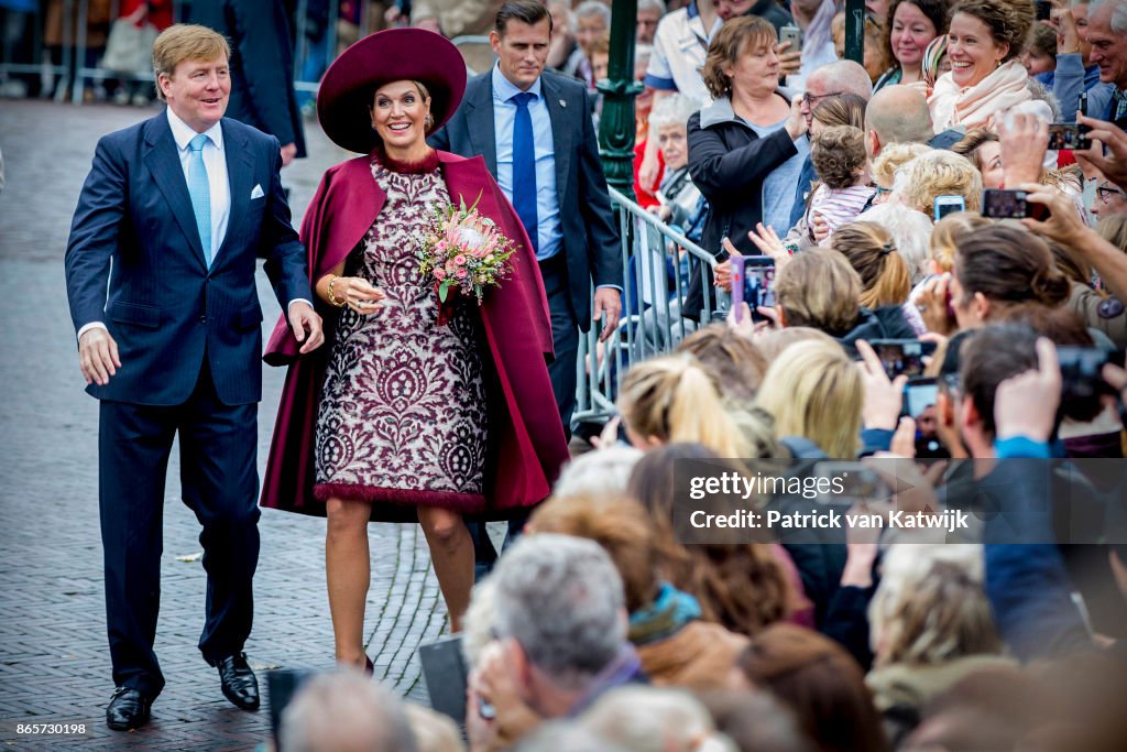 King Willem-Alexander and Queen Maxima of The Netherlands Visit The Eemland