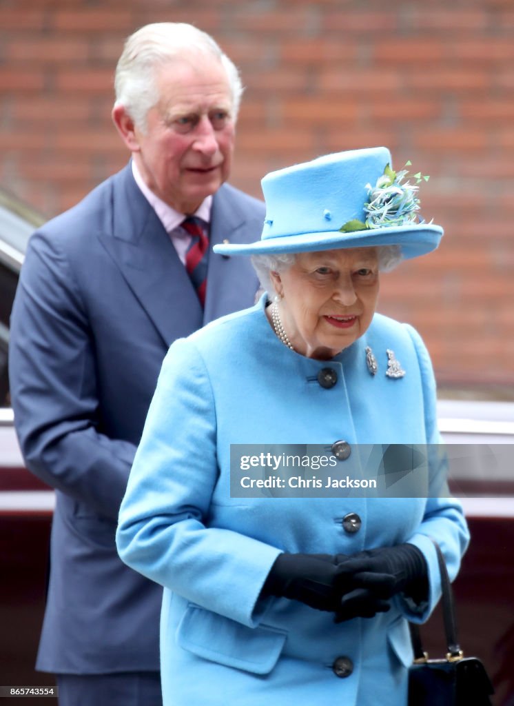 The Queen & Prince Of Wales Visit The Household Cavalry Mounted Regiment