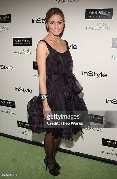Personailty Olivia Palmero attends the InStyle Hair Issue launch party hosted by John Frieda Root Awakening at Hotel Gansevoort on May 7, 2009 in New...