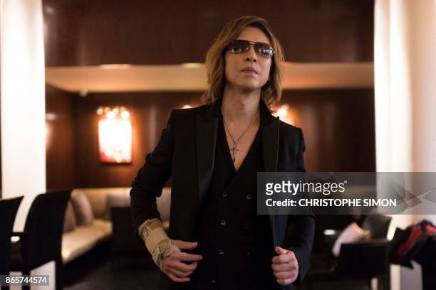 Japan's musician, songwriter, composer and record producer Yoshiki Hayashi, aka Yoshiki, leader and a co-founder of the heavy metal band X Japan,...