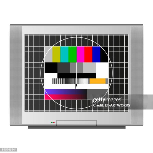 illustrations, cliparts, dessins animés et icônes de test téléviseur - command antenna us