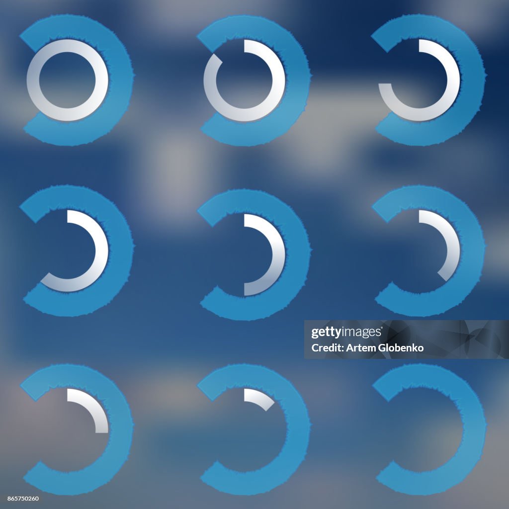 Infographic elements. Loading elements.