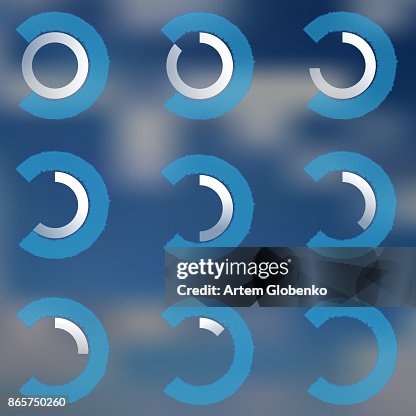 Infographic Elements Loading Elements High-Res Vector Graphic - Getty ...