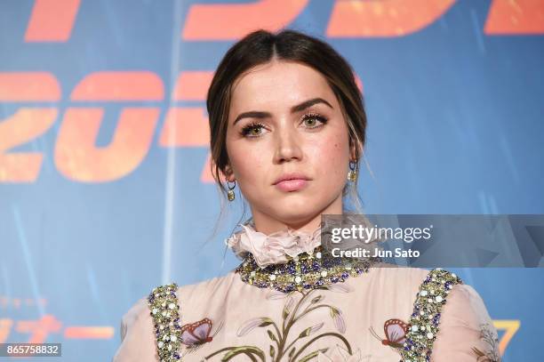 Ana de Armas attends the 'Blade Runner 2049' premier at Roppongi Hills on October 24, 2017 in Tokyo, Japan.