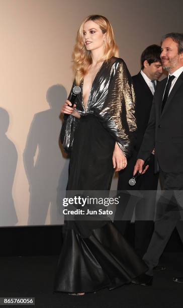 Sylvia Hoeks attends the 'Blade Runner 2049' premier at Roppongi Hills on October 24, 2017 in Tokyo, Japan.